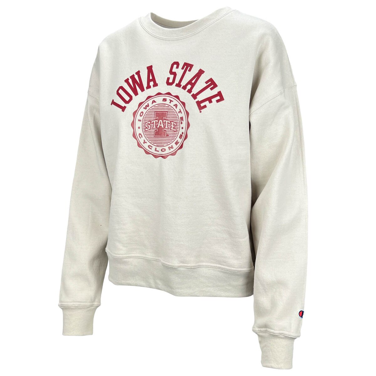 Champion® Women's Iowa State Seal Oatmeal Crewneck